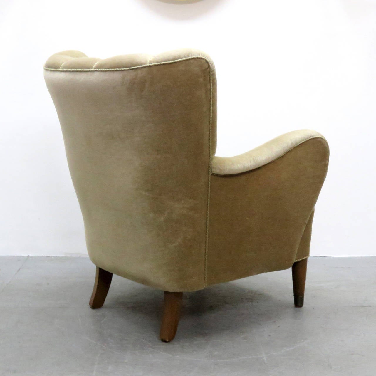 Danish Mohair Club Chair, 1950 1