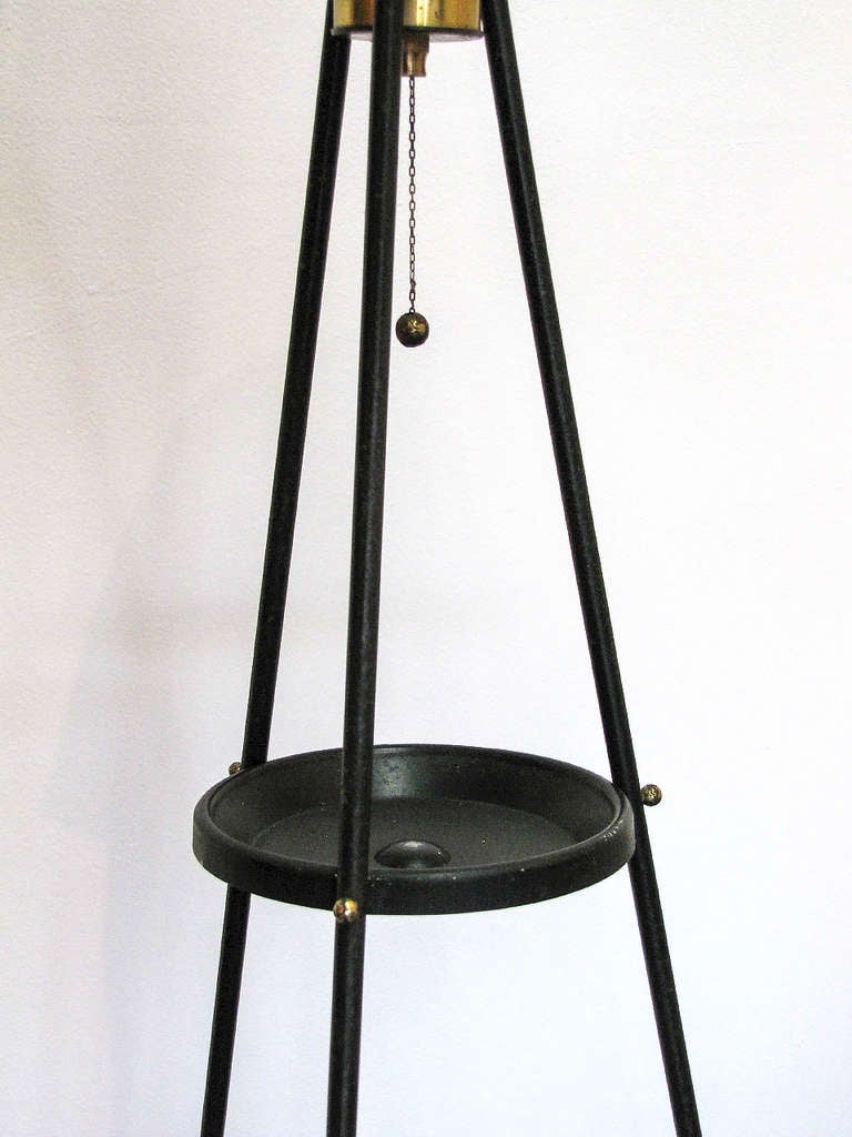 Brass Italian Floor Lamp