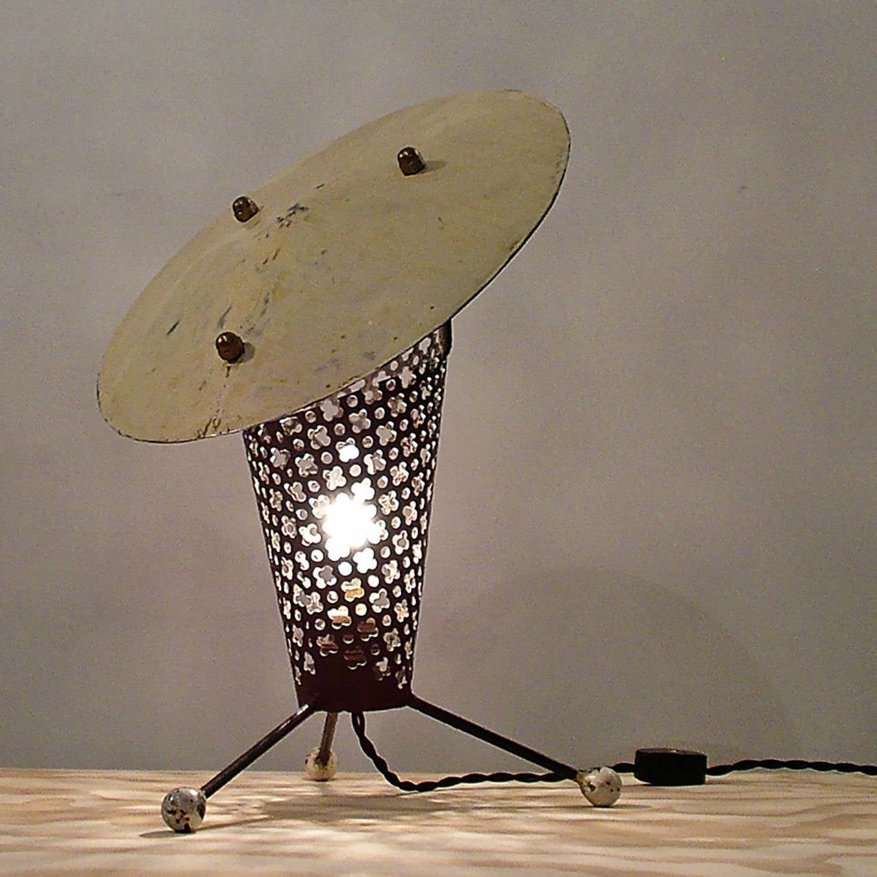 Mid-20th Century Jacques Biny Table Lamp for Luminarite