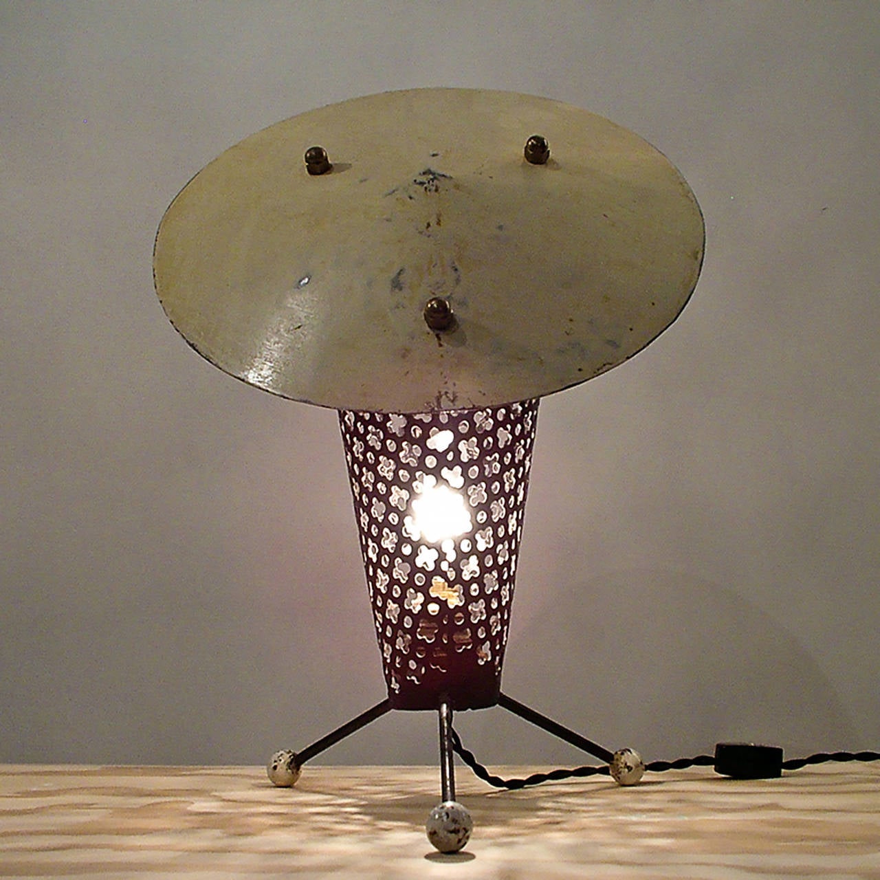 Jacques Biny Table Lamp for Luminarite 1