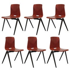 Six Industrial Chairs by Galvanitas 2