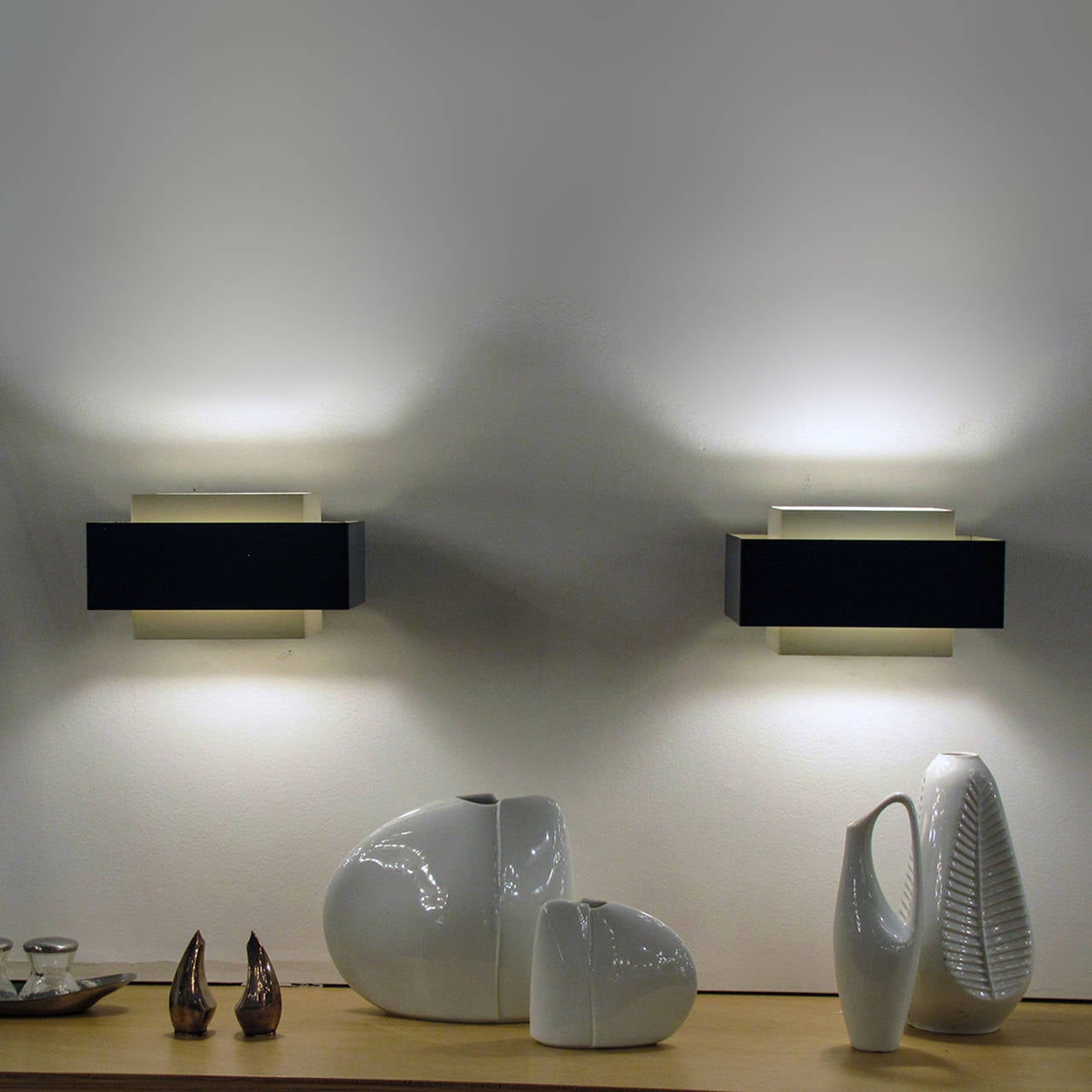 Pair of Philips Wall Lights at 1stdibs