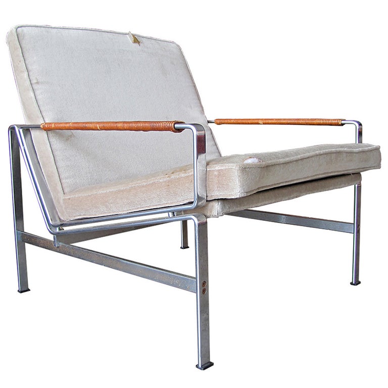 Preben Fabricius & Jørgen Kastholm Arm Chair Modell FK 6720 For Sale