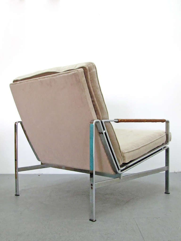 Danish Preben Fabricius & Jørgen Kastholm Arm Chair Modell FK 6720 For Sale