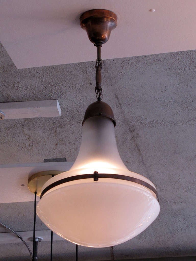 Pendant Light by Peter Behrens for AEG 4