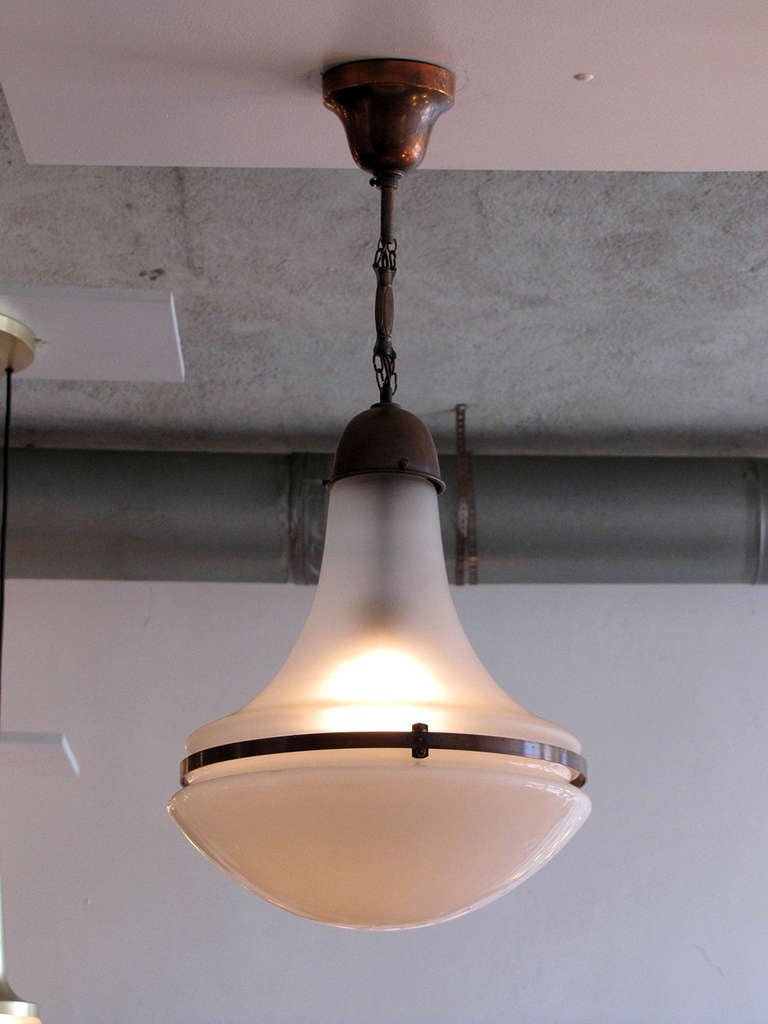 Pendant Light by Peter Behrens for AEG 3