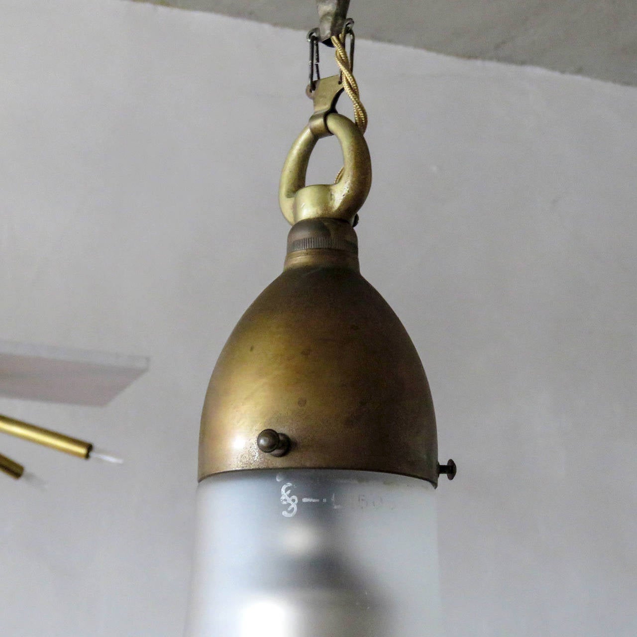 Early 20th Century Pendant Light by Peter Behrens for AEG