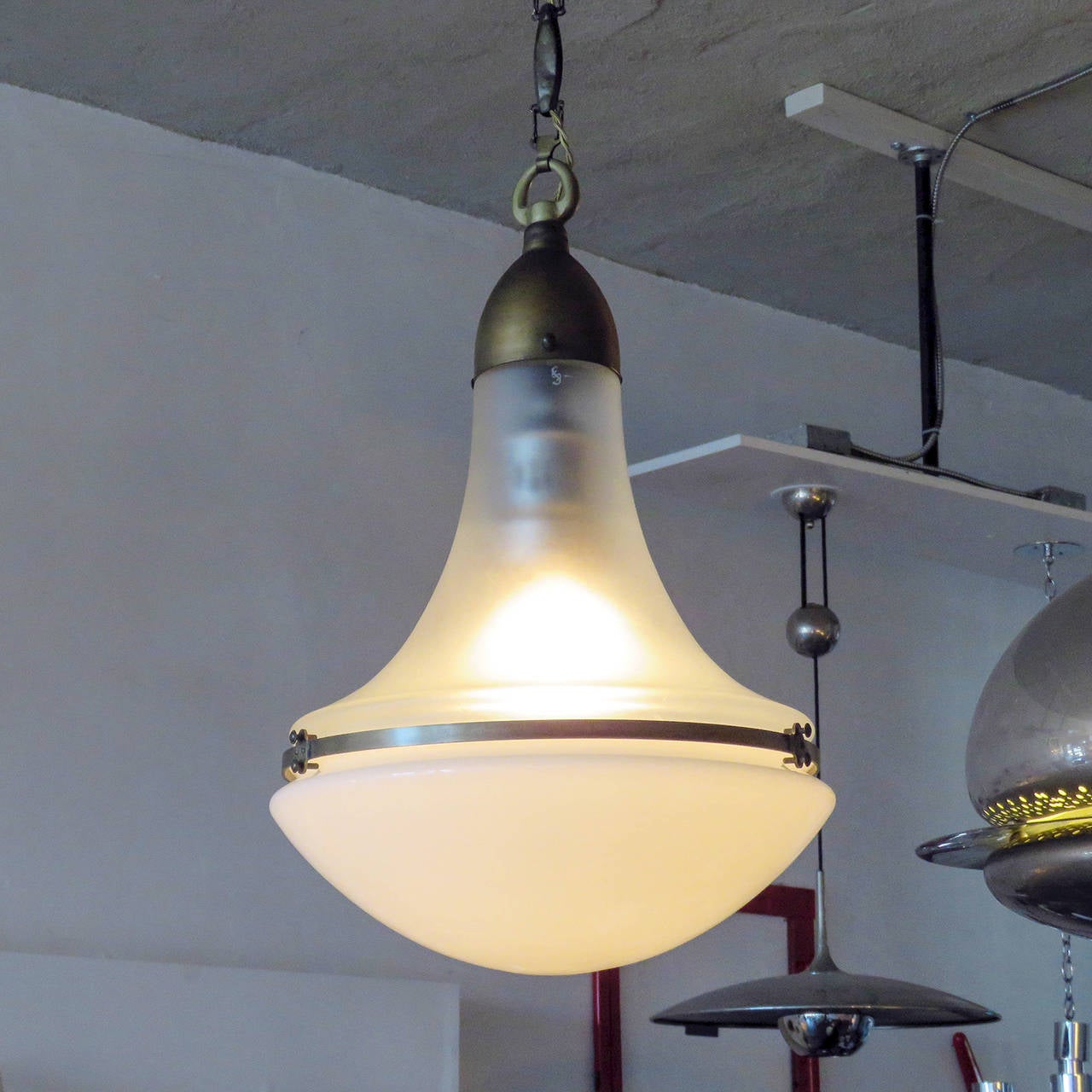 Pendant Light by Peter Behrens for AEG 1