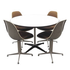 Set of Four Charles and Ray Eames La Fonda Chairs 7