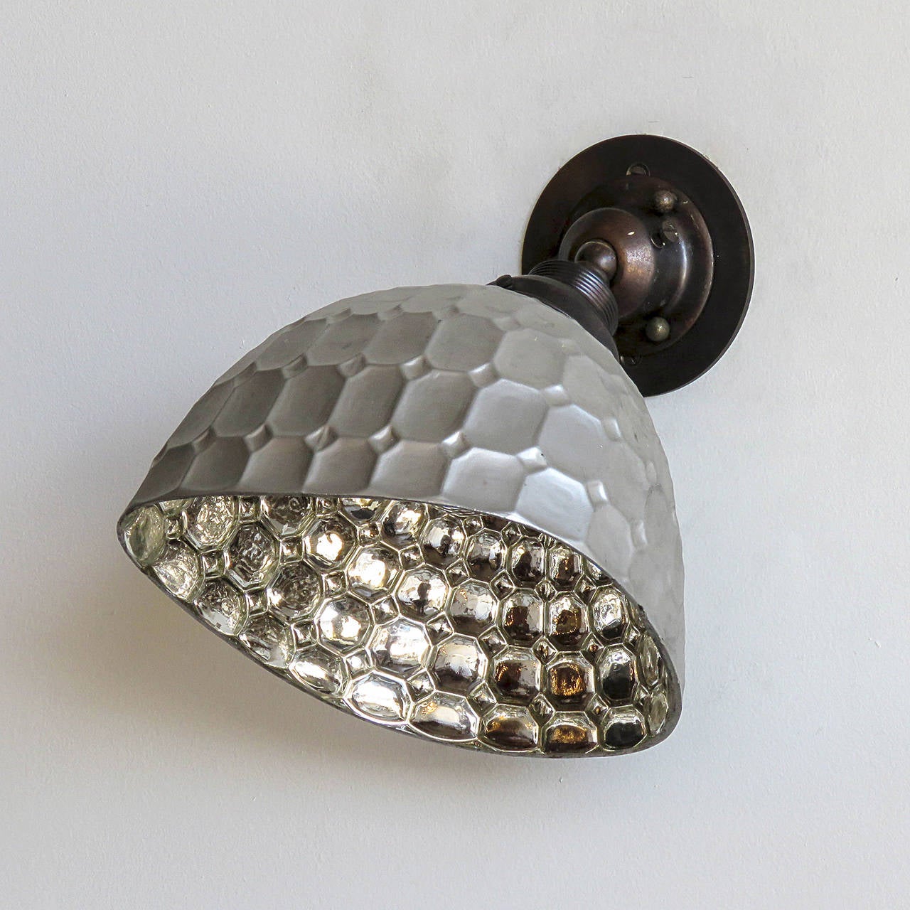 German Mercury Glass Wall Light by Reha For Sale at 1stdibs