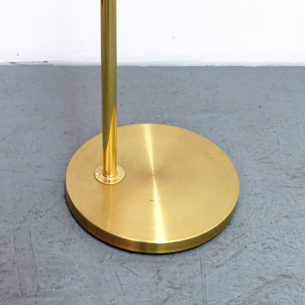 Danish Brass Floor Lamp by Ewå Värnamo 2