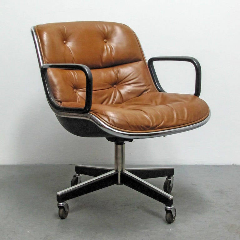 Charles Pollock Executive Armchair In Excellent Condition In Los Angeles, CA