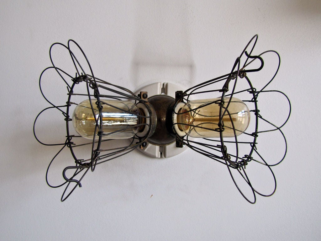American Industrial Double Cage Lights