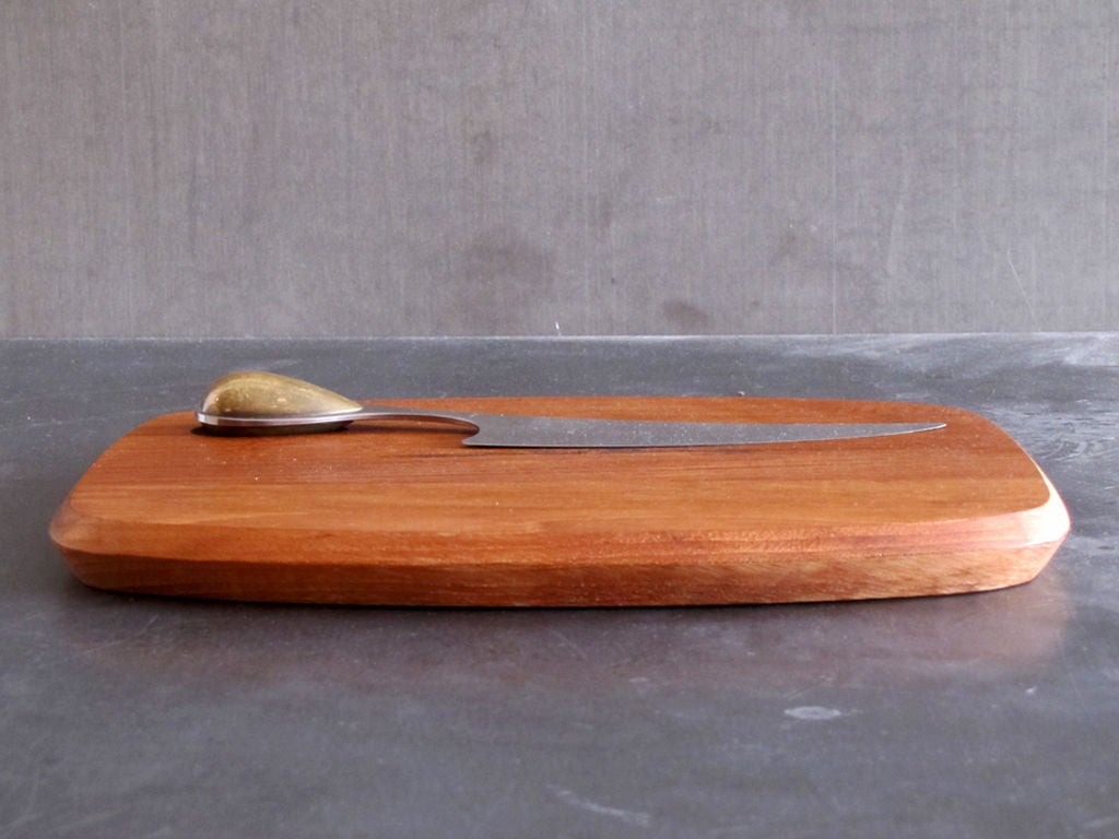 Mid-Century Modern Dansk Torun Cheese Knife and Board