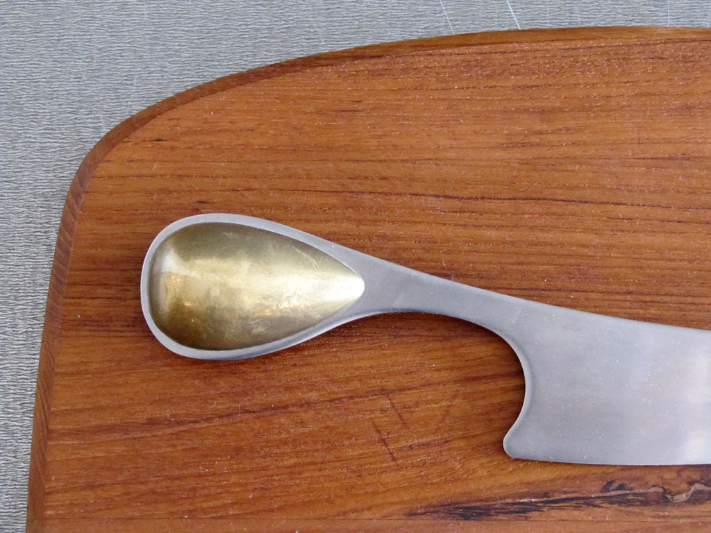 Dansk Torun Cheese Knife and Board In Excellent Condition In Los Angeles, CA