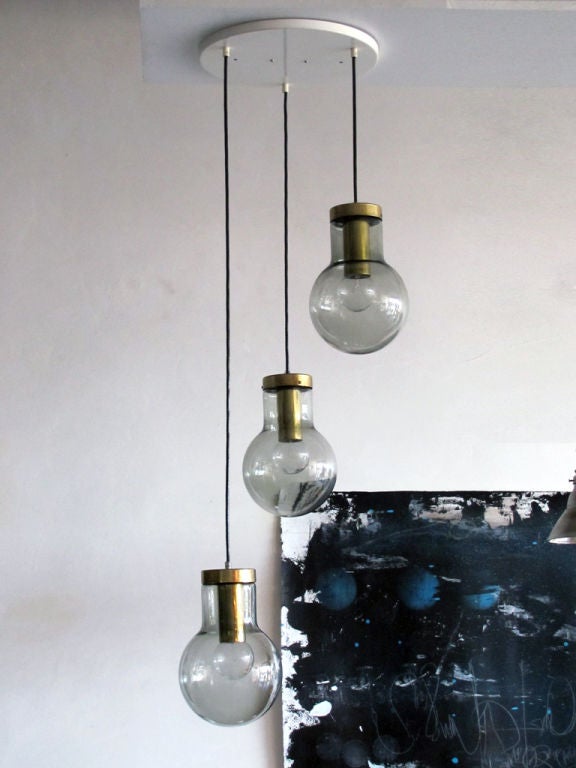 Raak Three Globe Chandelier