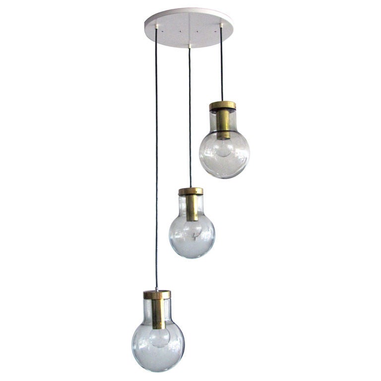 Raak Three Globe Chandelier