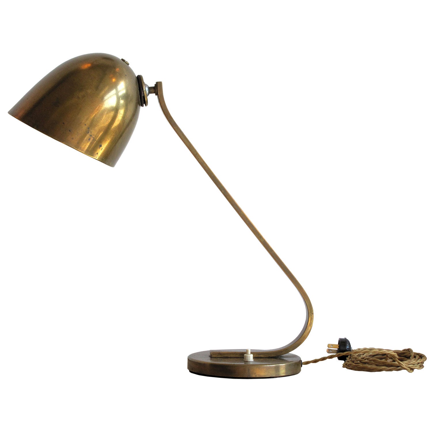 Vilhelm Lauritzen Brass Table Lamp