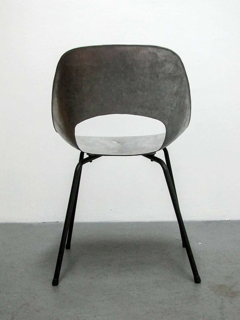 Aluminum Guariche 'Tulipe' Chair