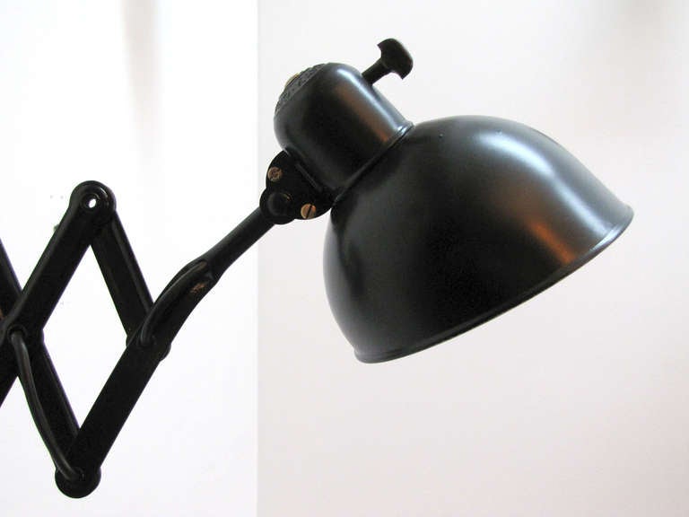Mid-20th Century Pair of Kaiser iDell 6718 Scissor Lamps