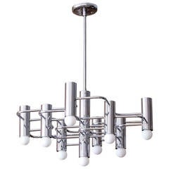 Boulanger Chrome Chandelier, 1960 12