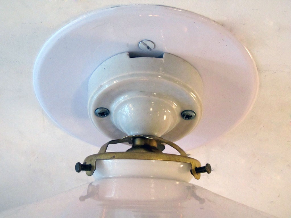 French Milk Glass Wall Lights at 1stdibs