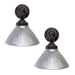 Pair of Mercury Glass Wall Lights 11