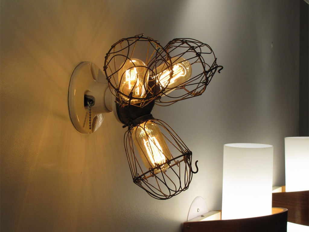 Industrial Triple Cage Lights 2
