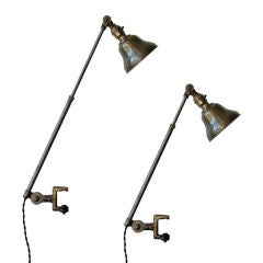 Pair of Industrial Task Lamps 8