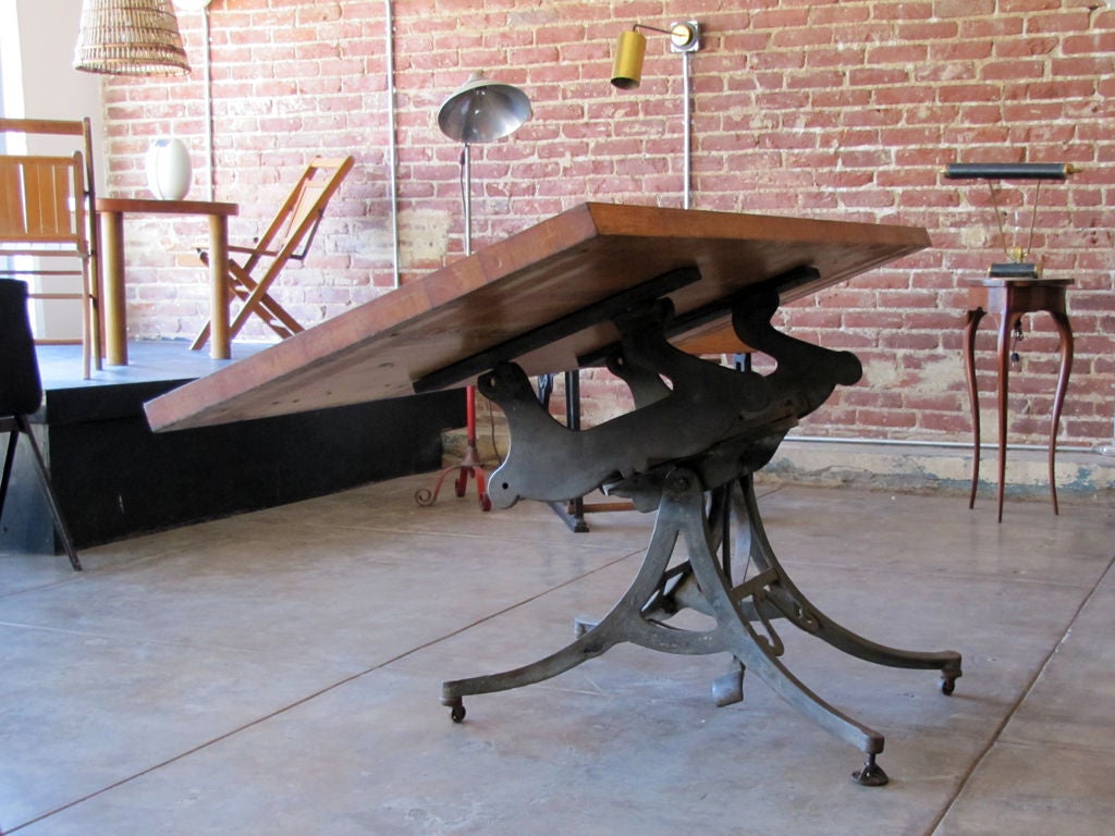 Large Adjustable Industrial Table 2