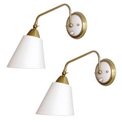 Pair of German Bedside Lamps