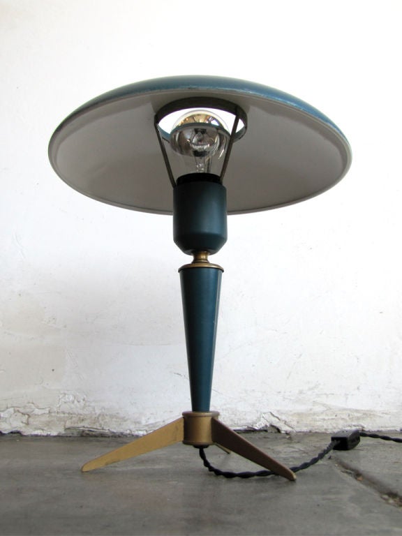 Metal Table Lamp by Louis Christiaan Kalff for Phillips