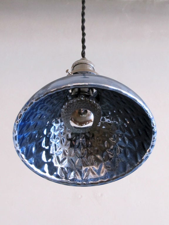 mercury glass pendant lighting