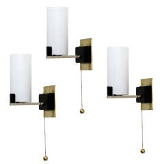 Trio of Italian Wall Lamps