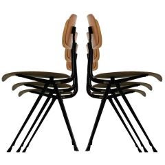 Set of Six Friso Kramer Result Chairs