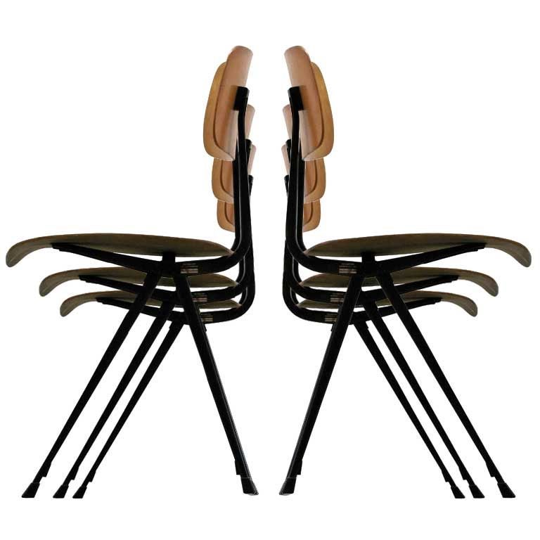 Set of Six Friso Kramer Result Chairs