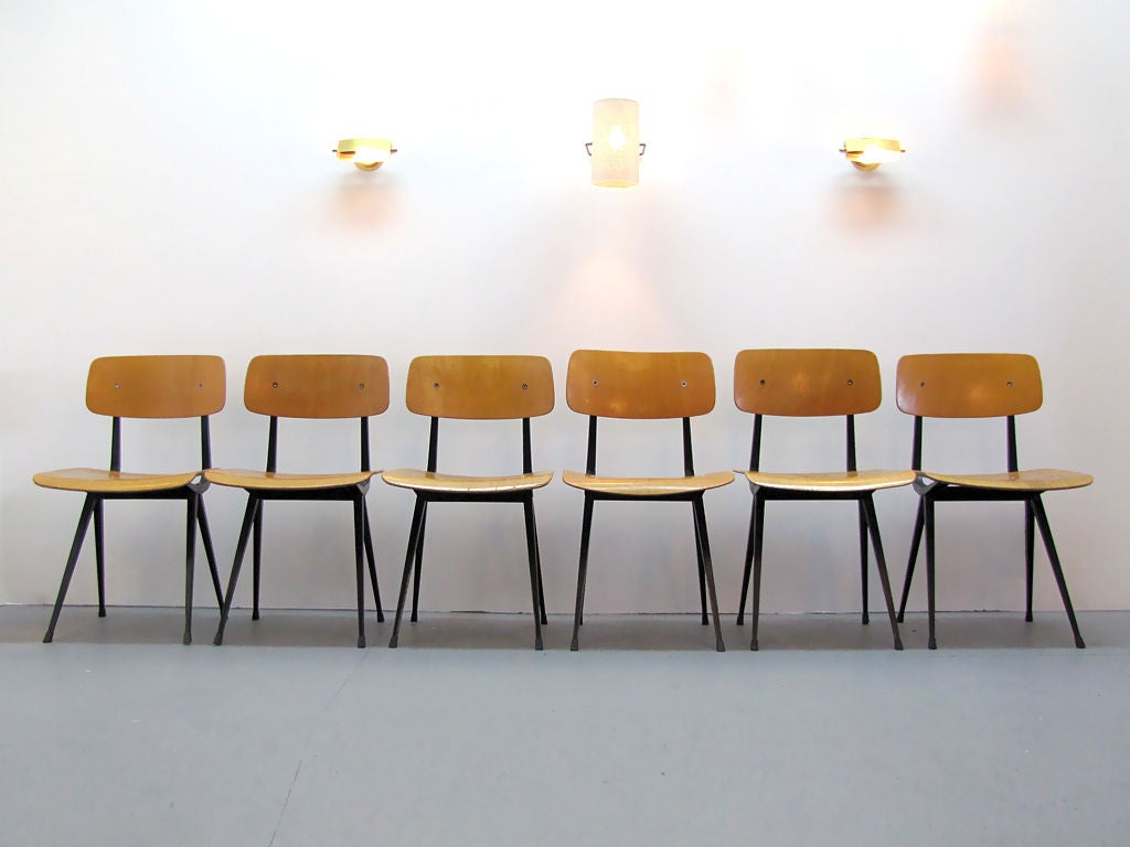 Set of Six Friso Kramer Result Chairs 5
