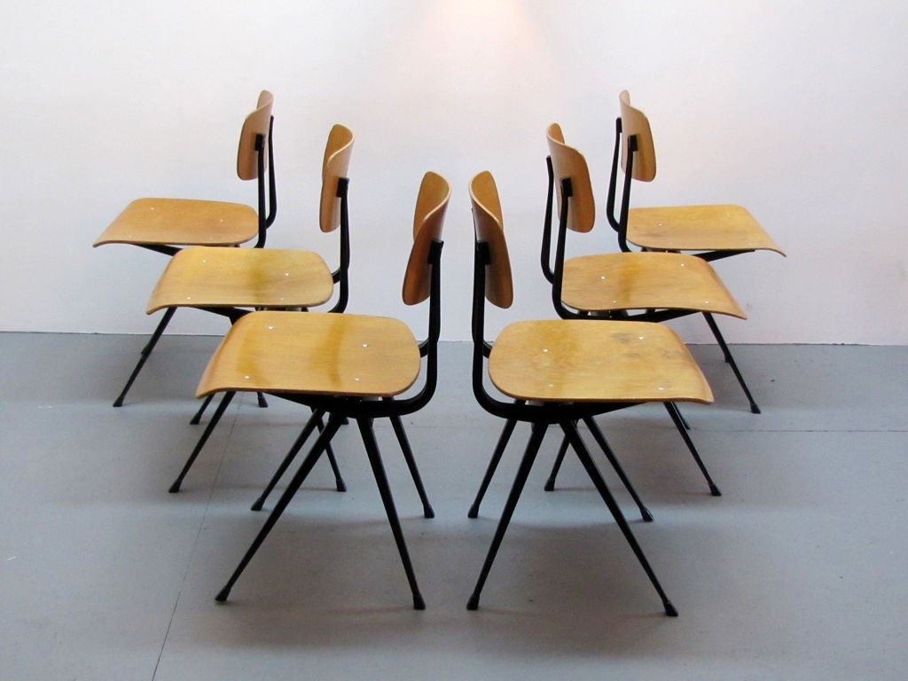 Set of Six Friso Kramer Result Chairs 4