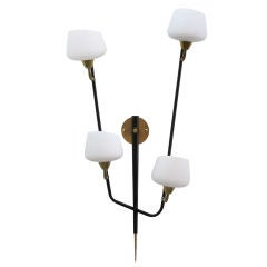 Large Multiarm Wall Light by Arlus 4