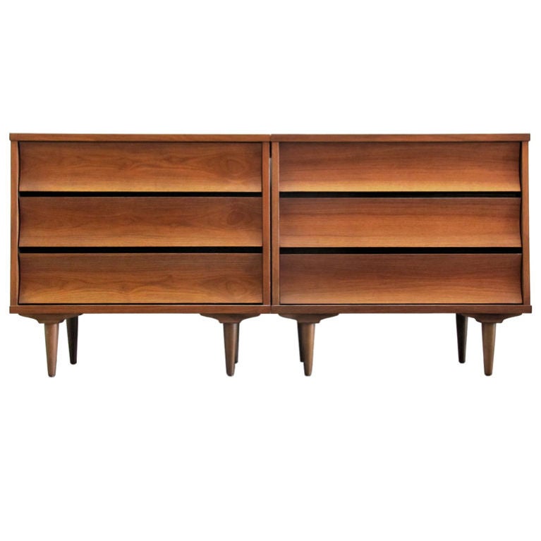 Pair of Small Dressers by Johnson Carper