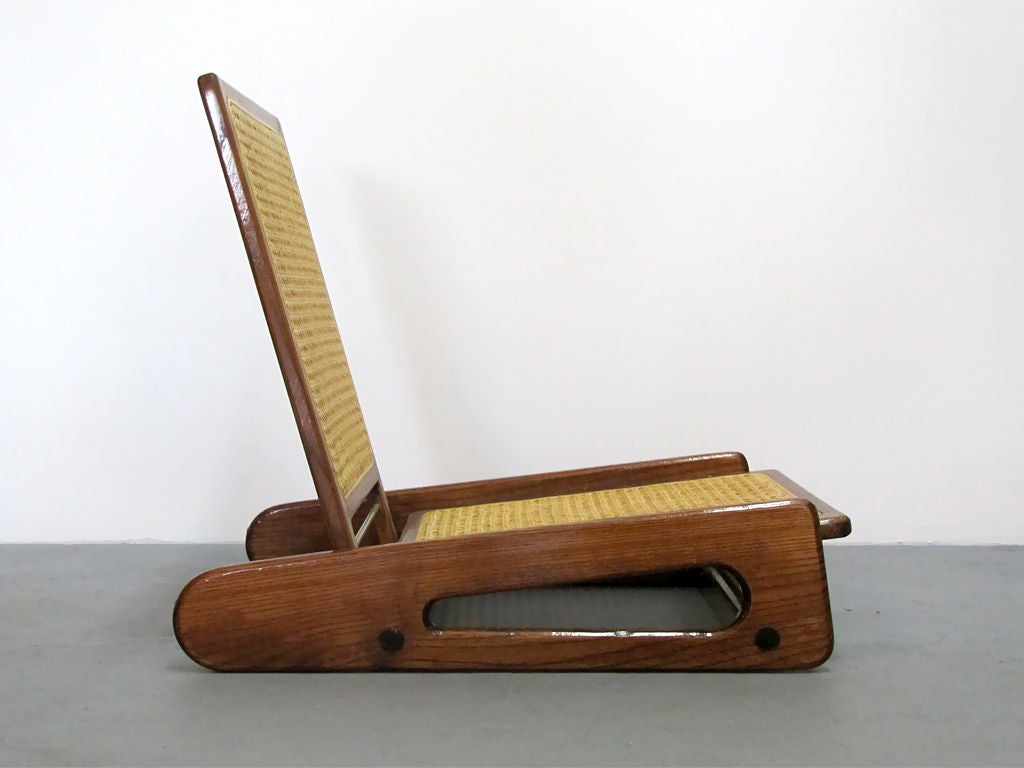 Mid-20th Century Vintage Canoe Chair