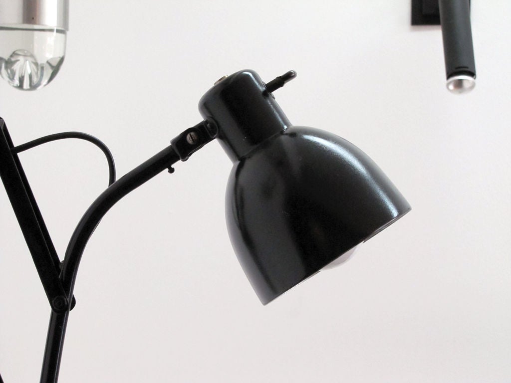 Mid-20th Century German Industrial Scissor Lamp
