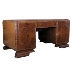 Scarred Art Deco Desk