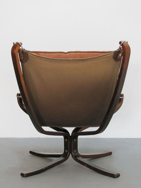 Late 20th Century Sigurd Resell Falcon Chair