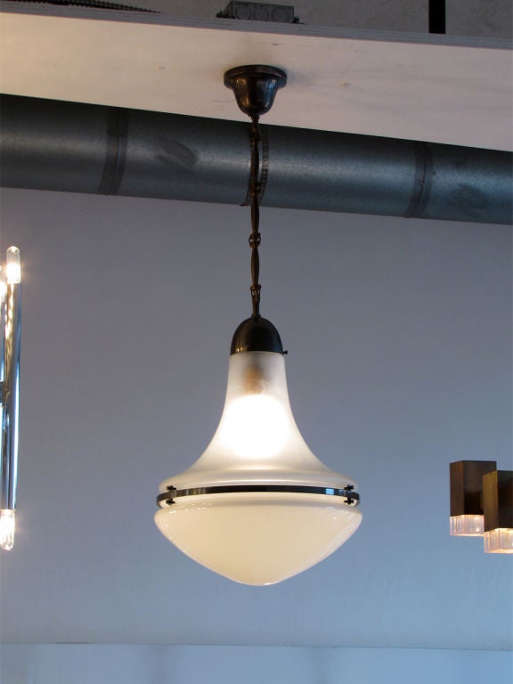 Pendant Light by Peter Behrens for AEG 5