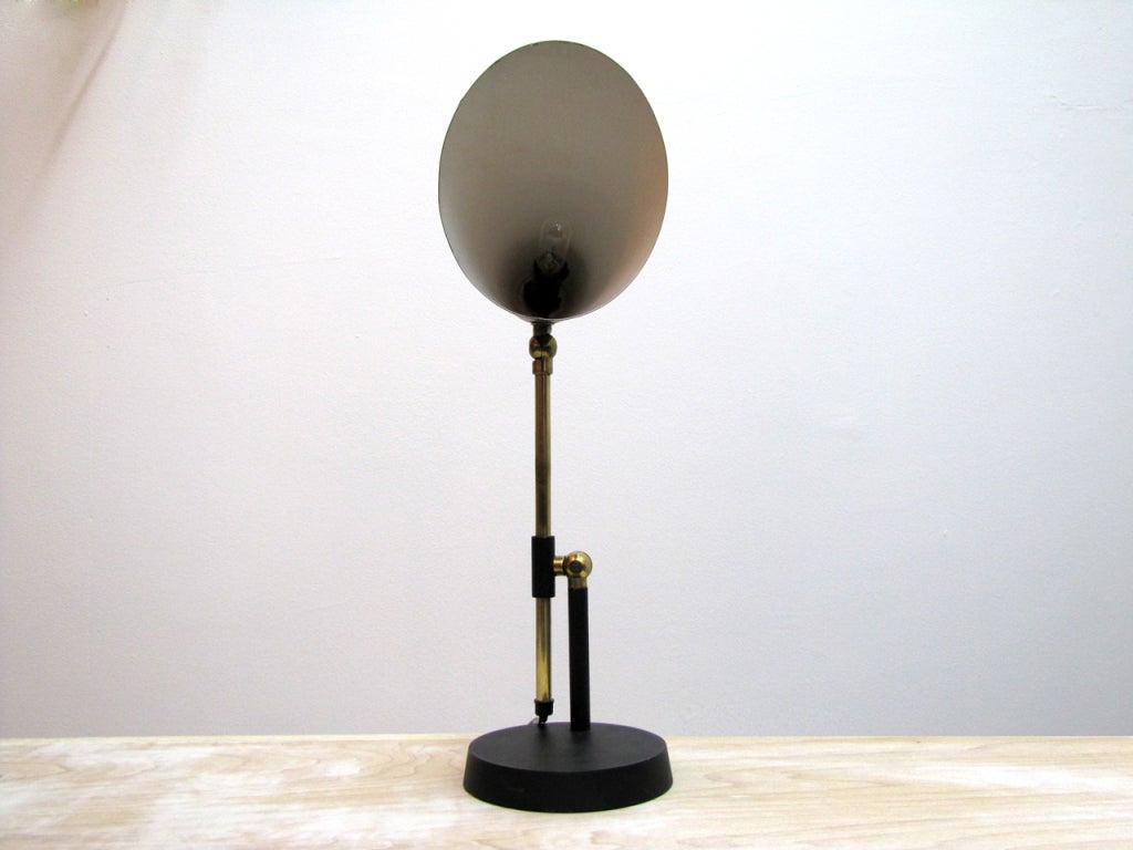 Brass Swedish Table Lamp