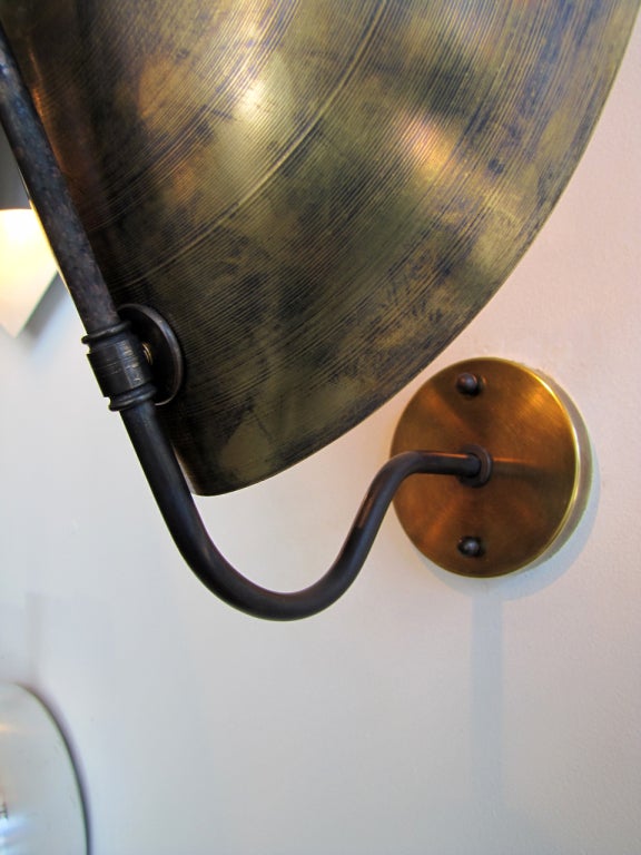 Contemporary Pair of Custom Beetle Sconces