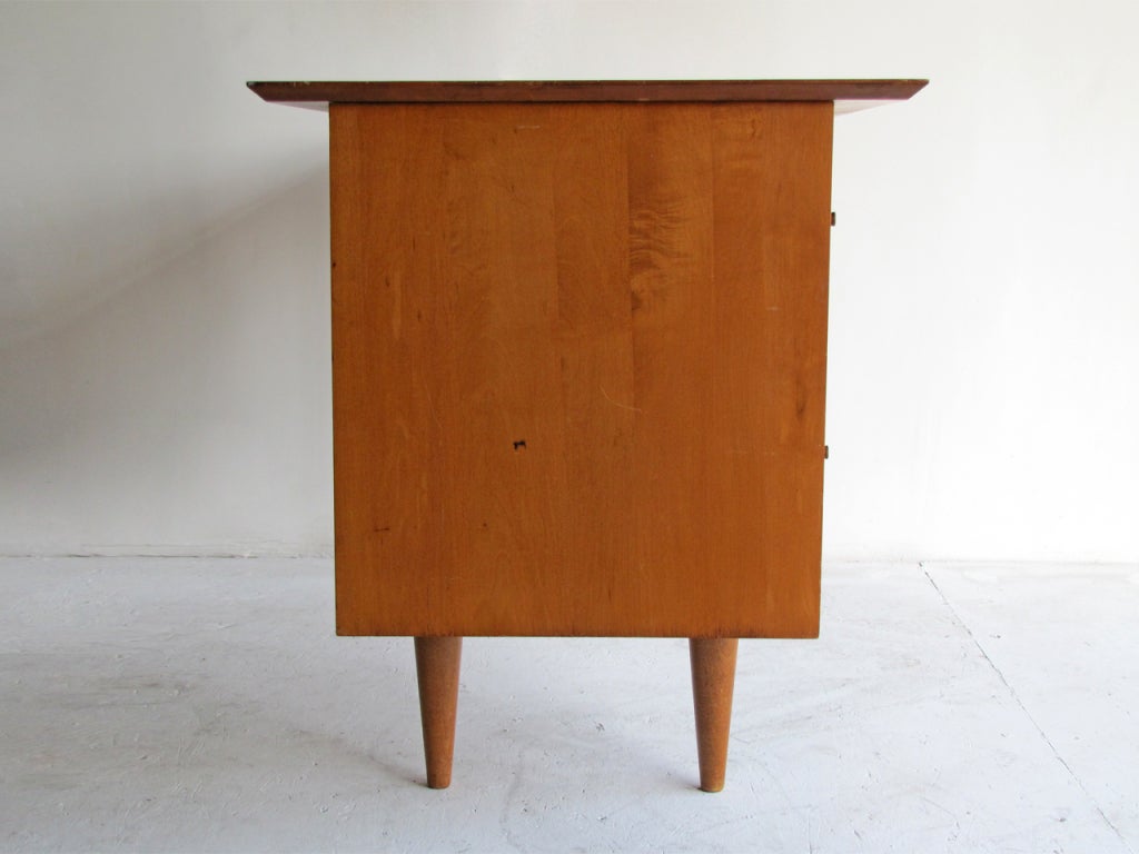 Maple Paul McCobb Planner Group Desk
