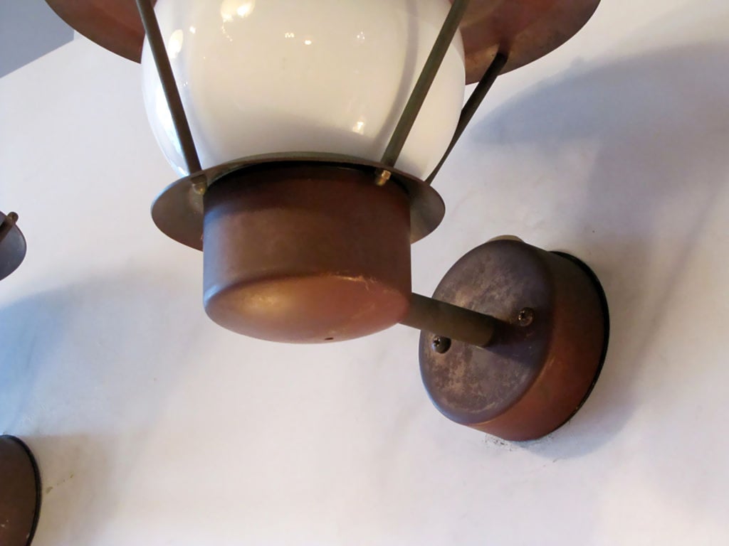 Danish Copper Wall Lights 3