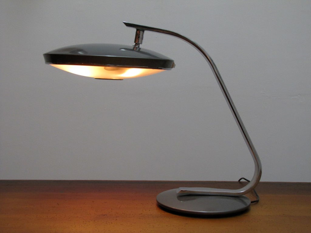 Chrome Fase Madrid Desk Lamps